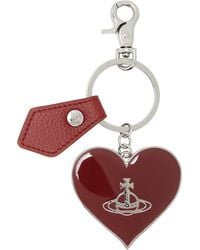 Vivienne Westwood - Mirror Heart Orb Keychain - Lyst