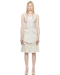 Maison Margiela - 'Anonymity Of The Lining' Midi Dress - Lyst