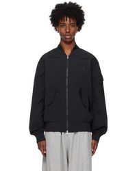 Nike - Blouson Aviateur Renegade Noir À Logo - Lyst
