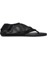 Alaïa - Thong Fishnet Sandals - Lyst