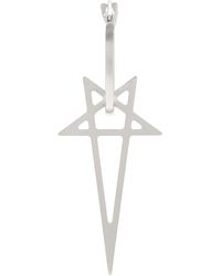 Rick Owens - Pentagram Single Earring - Lyst