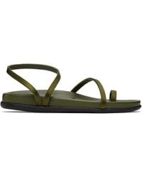 Ancient Greek Sandals - カーキ Eleftheria フットベッド サンダル - Lyst