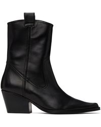 STAUD - Bottes june noires - Lyst