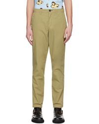PS by Paul Smith - Khaki Four-Pocket Trousers - Lyst