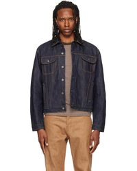 Nudie Jeans - Danny Ace Selvage Denim Jacket - Lyst