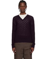 Dries Van Noten - Open-Knit Sweater - Lyst