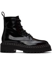 Proenza Schouler - Lug Sole Lace Up Boots - Lyst