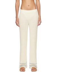 Bode - Off- Quincy Stripe Trousers - Lyst