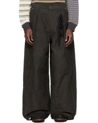 Song For The Mute - Pantalon Ample Noir - Lyst