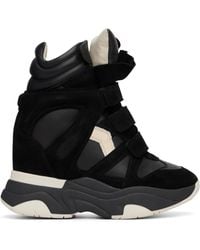Isabel Marant - Balskee Suede High-Top Sneakers - Lyst