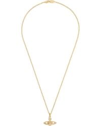 Vivienne Westwood - Mini Bas Relief Orb Pendant Necklace - Lyst