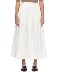 Casey Casey - Jupe midi bowling blanche - Lyst
