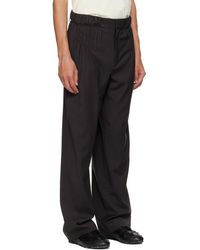 Kiko Kostadinov Klees Embroidery Trousers in Black for Men | Lyst