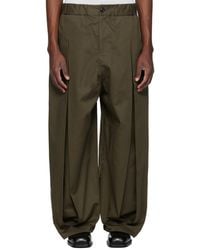 SAGE NATION - Box Pleat Trousers - Lyst