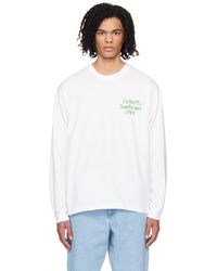 Carhartt - White Soundface Long Sleeve T-shirt - Lyst