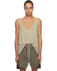 Rick Owens - オフホワイト Hollywood Lo Cut タンクトップ - Lyst