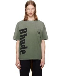 Rhude - Logo Pocket T-Shirt - Lyst