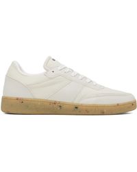 A.P.C. - Baskets Beiges À Logo Plain - Lyst