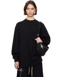 Rick Owens - ブラック Championエディション Girdered スウェットシャツ - Lyst