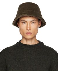 Max Mara - Khaki Fiducia Bucket Hat - Lyst