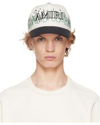 Amiri - Off- & Flames Baseball Cap - Lyst