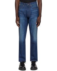 HUGO - Blue Five-pocket Jeans - Lyst