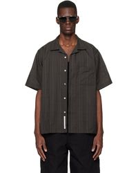Nanamica - Open Collar Panama S/S Shirt - Lyst