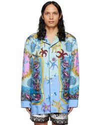 Versace - Trésor De La Mer Pyjama Shirt - Lyst