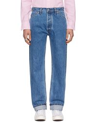 Drake's - Indigo Wash Jeans - Lyst