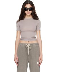 Fear Of God - Taupe Soft Rib Fitted T-Shirt - Lyst