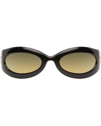 Gucci - Black Geometric-frame Sunglasses - Lyst