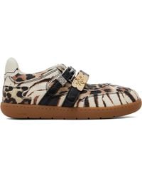 Ganni - Off- Sue Double Strap Sneakers - Lyst