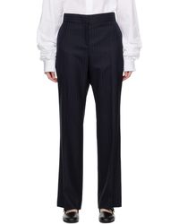 The Row - Navy Baer Trousers - Lyst