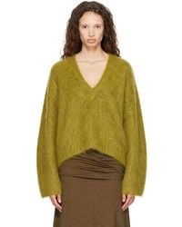Ganni - Brushed Mohair Sweater - Lyst