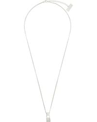 MM6 by Maison Margiela - Chevalier Ring Necklace - Lyst