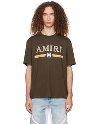 Amiri - Brown Ma Bar T-shirt - Lyst