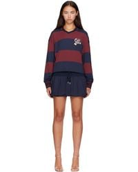 Off-White c/o Virgil Abloh - Striped Interlock Polo Minidress - Lyst