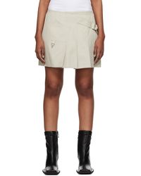 Eytys - Off-white Clove Miniskirt - Lyst