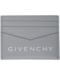 Givenchy - グレー 4g Micro カードケース - Lyst
