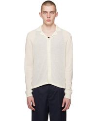 Filippa K - Off-white Button Shirt - Lyst