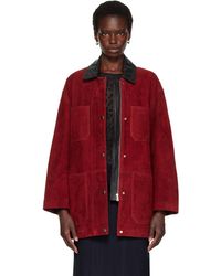 Nour Hammour - Barn Suede Jacket - Lyst