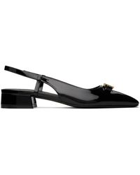 Ferragamo - Chaussures à talon bottier marlina noires - Lyst