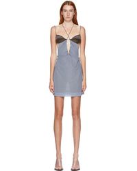nensi clothing ssense bodice draped exclusive dress