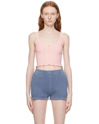 T By Alexander Wang - Pink Hardware Tank Top - Lyst