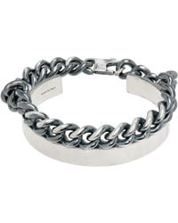 MM6 by Maison Margiela - Chain Cuff Bracelet - Lyst