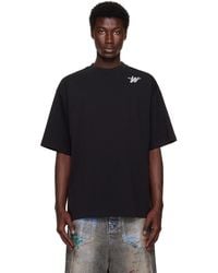 we11done - 'Wd' Logo T-Shirt - Lyst