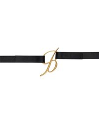 Blumarine - Black Logo Buckle Belt - Lyst