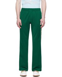 Casablancabrand - Pantalon de survêtement vert à garnitures à feuilles de laurier - Lyst