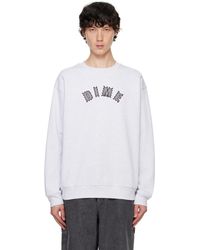 Dime - Pull Gris À Logo Modifié - Lyst