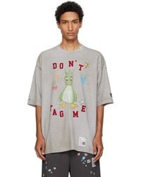 Maison Mihara Yasuhiro - Leon Doodle Printed T-Shirt - Lyst